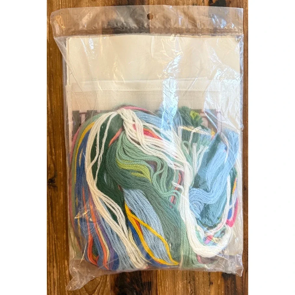 Candamar View From the Porch Longstitch Needlepoint Kit 30237 Vintage NOS Sealed